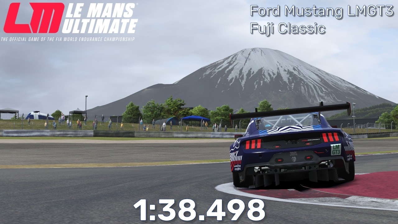Ford Mustang LMGT3 | Fuji Classic | 1:38.4980 | Mouse Steering