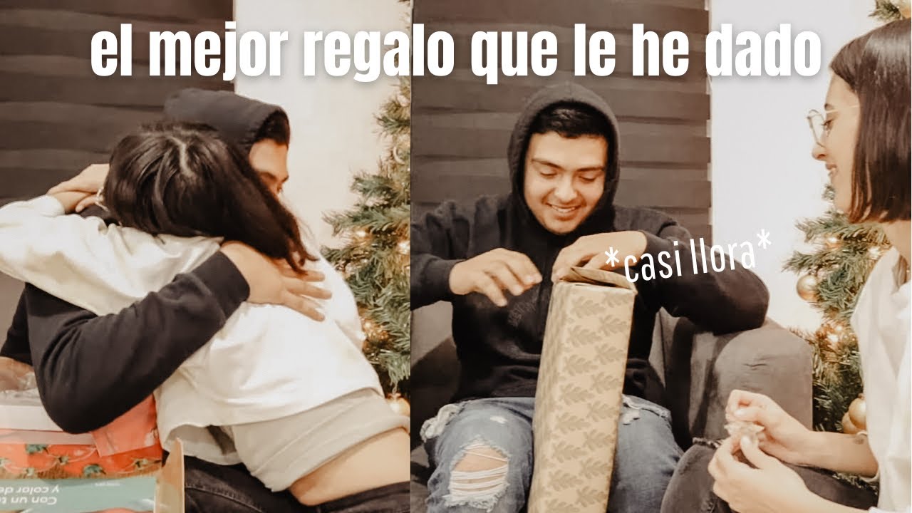 le adelanté su regalo y estaba TEMBLANDO de emoción!! *CASI LLORA*