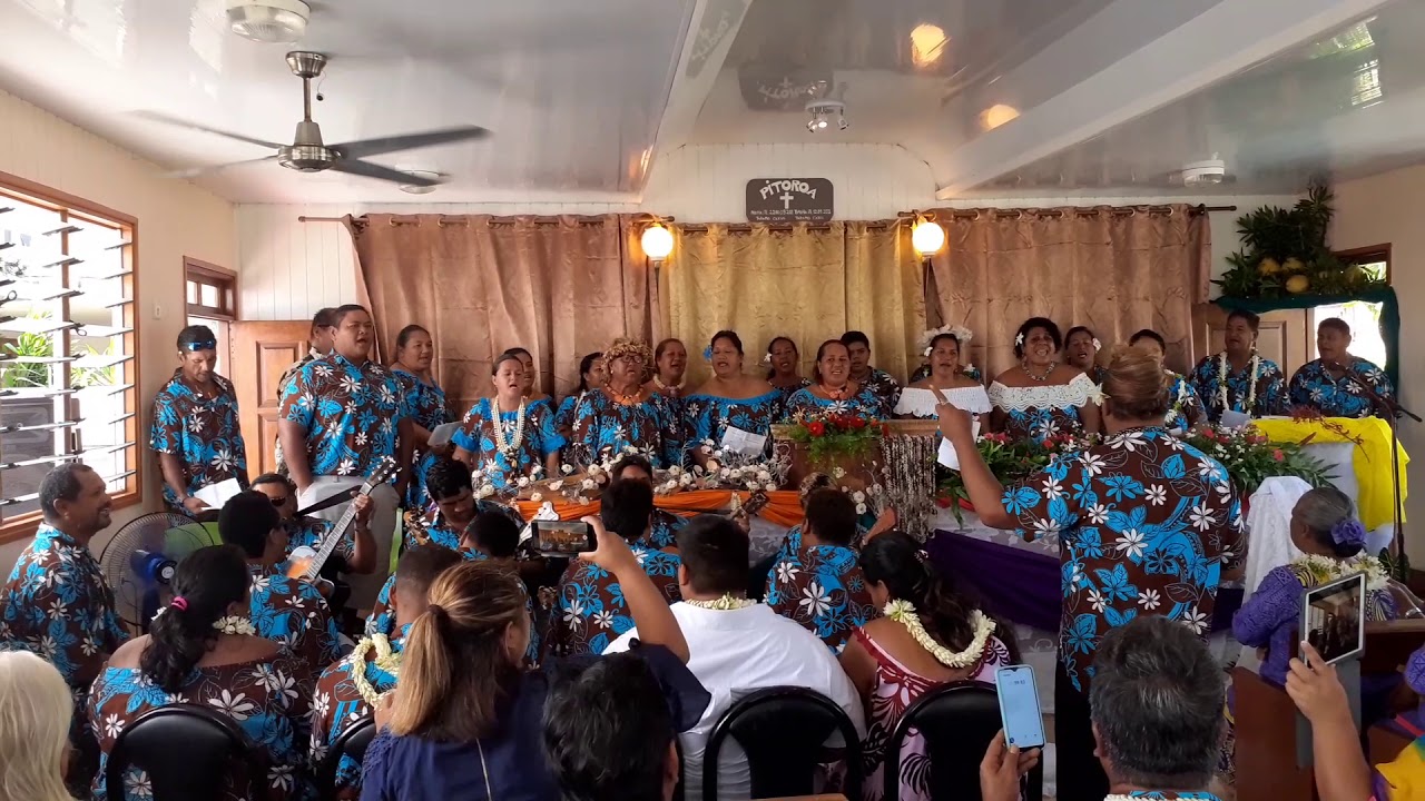 L'église Protestant PITO ROA de Arutua dirigé par Manai TIAAHU et Maystro par Tatate Noho 13.02.2020