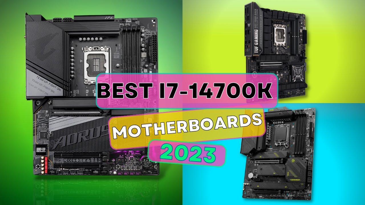4 Best Motherboards to Buy for the Core i7 14700K