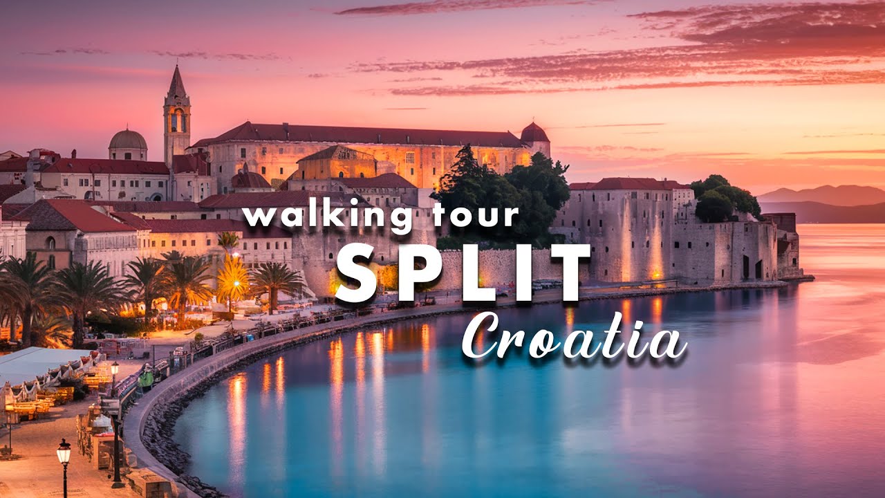 SPLIT 🇭🇷 CROATIA 🇭🇷 WALKING TOUR 4K