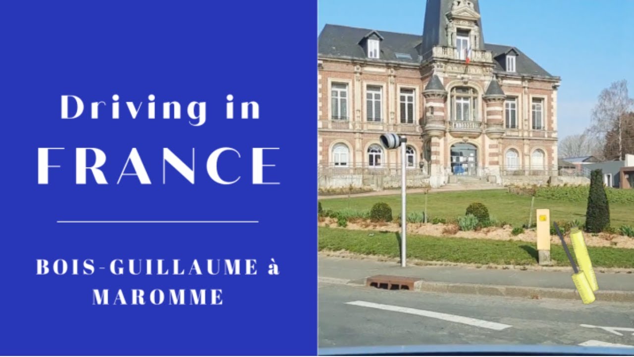 Rouen City │Conduite de Bois-Guillaume &agrave; Maromme France │ Driving in France 2021│Car vlog in Rouen
