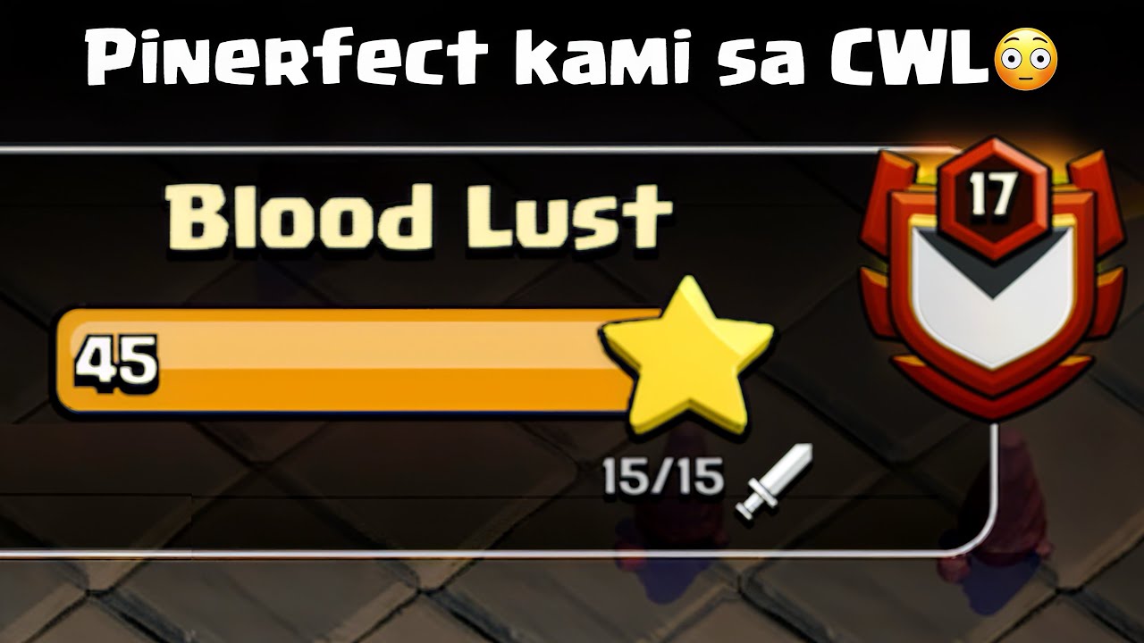 Pinerfect kami sa DAY 3 ng CWL