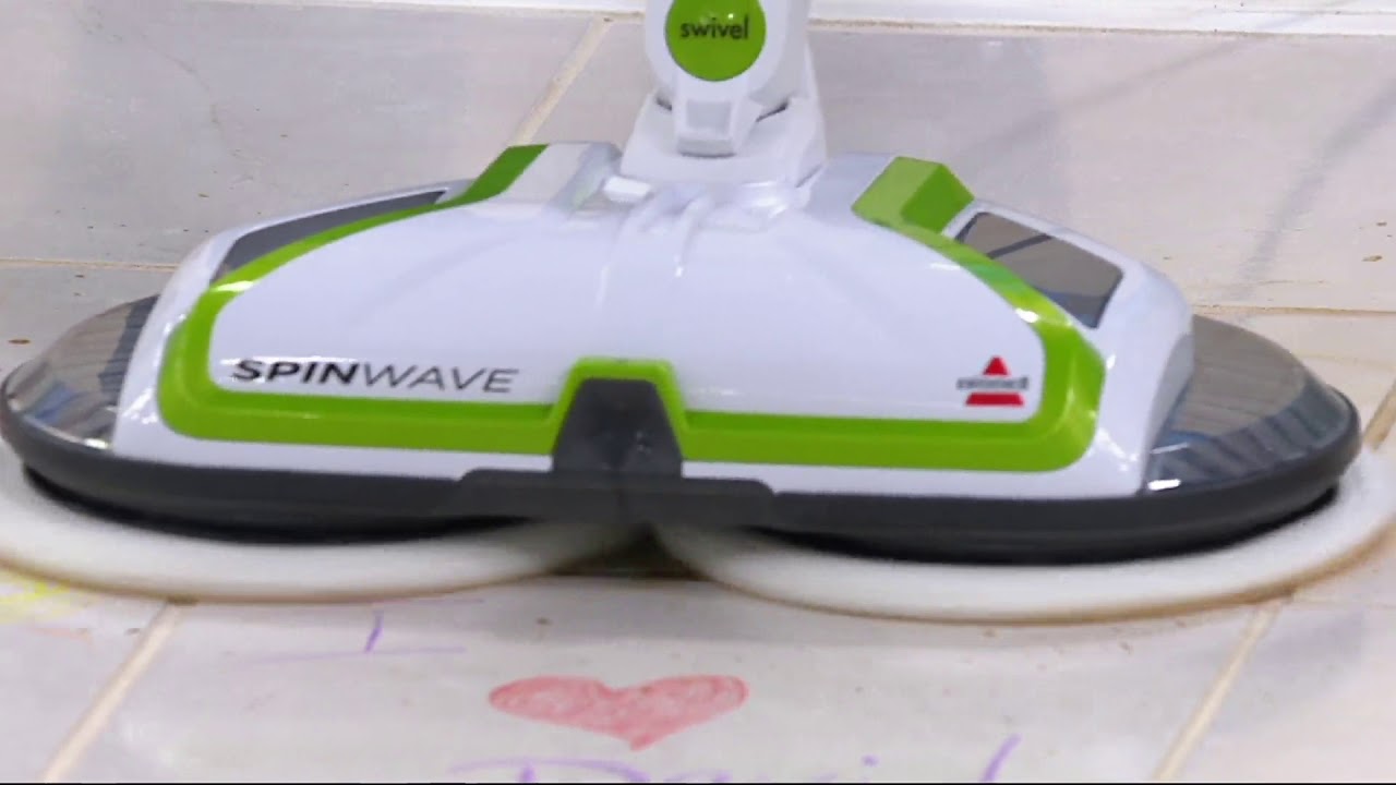 Bissell SpinWave Powered Hard Floor Rotating Mop on QVC