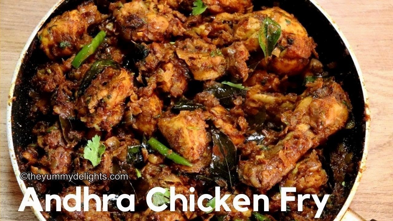 Andhra chicken fry | Andhra style spicy chicken fry recipe | Dry chicken recipe  | Chicken vepudu