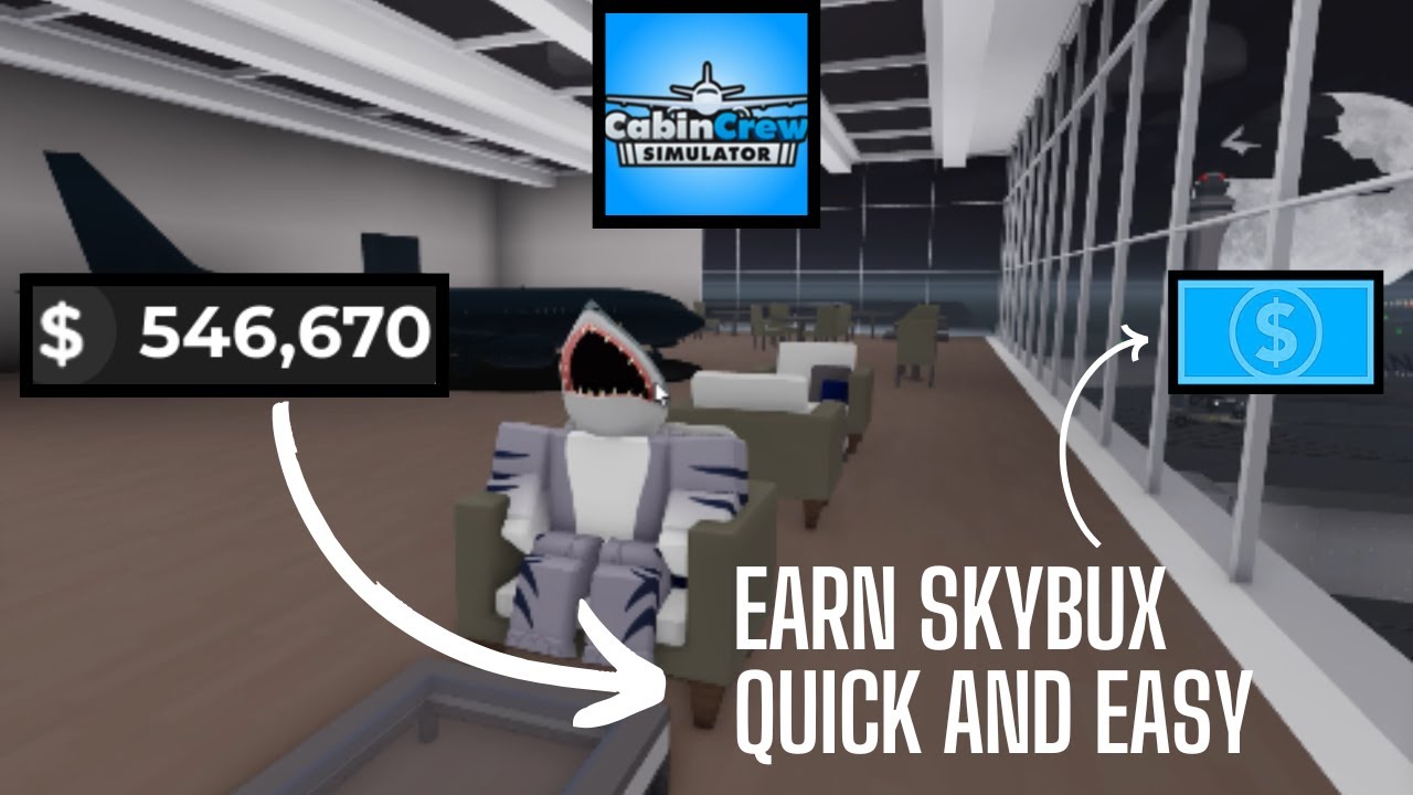 Как заработать скайбаксы в Cabin Crew Simulator действительно быстро и эффективно!