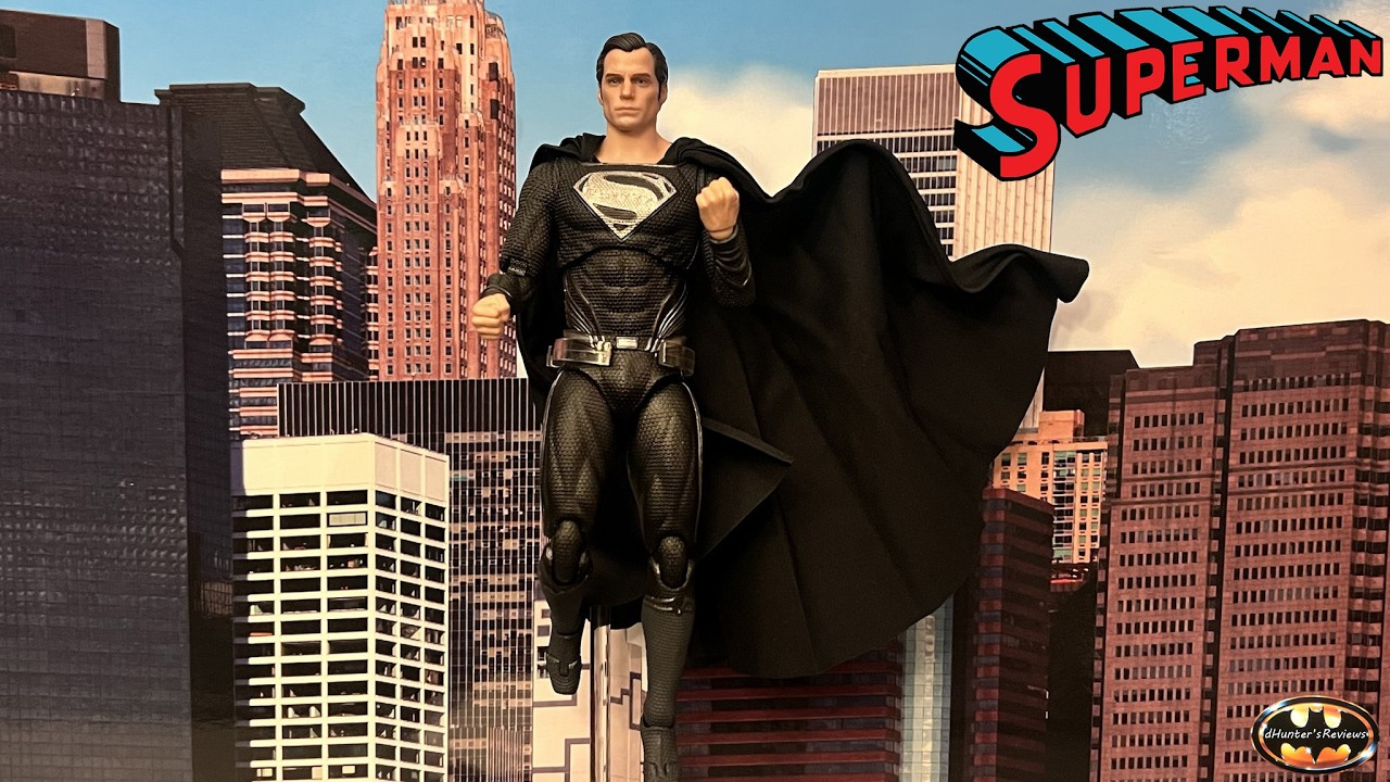 Fondjoy Superman Black Suit 2.0 Zack Snyder's Justice League Henry Cavill Action Figure Review