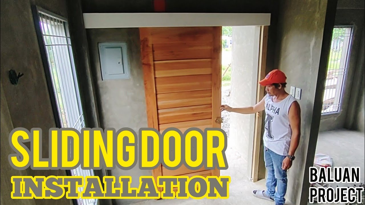 Sliding Door Installation || Paano Mag Install Ng Sliding Door Na Matibay At Malinis