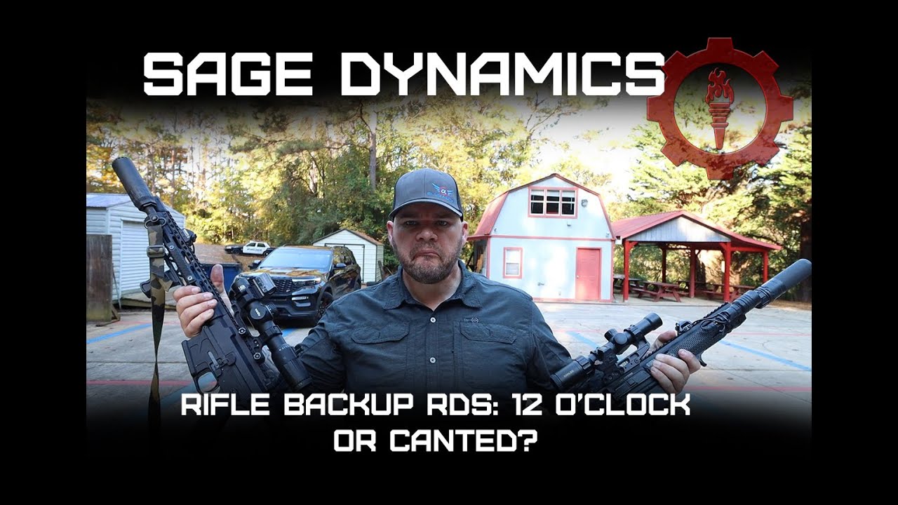 Offset Rifle RDS- 12 O'clock vs Canted.
