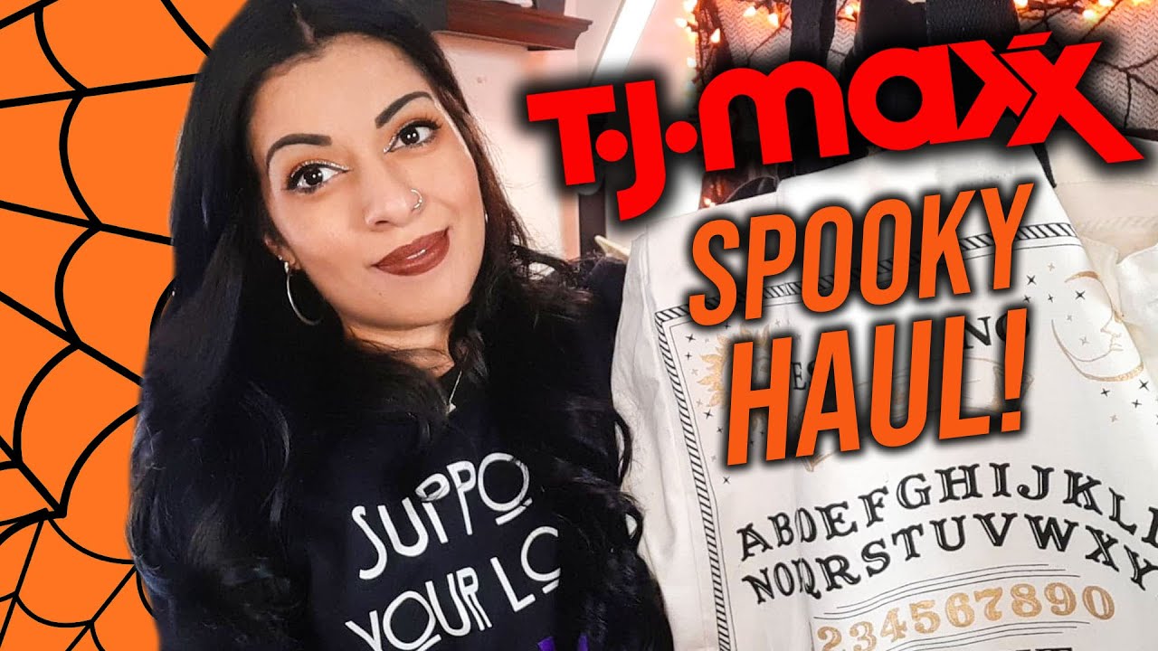 Halloween Home Decor and Clothing Haul! 💀 TJ MAXX 💀