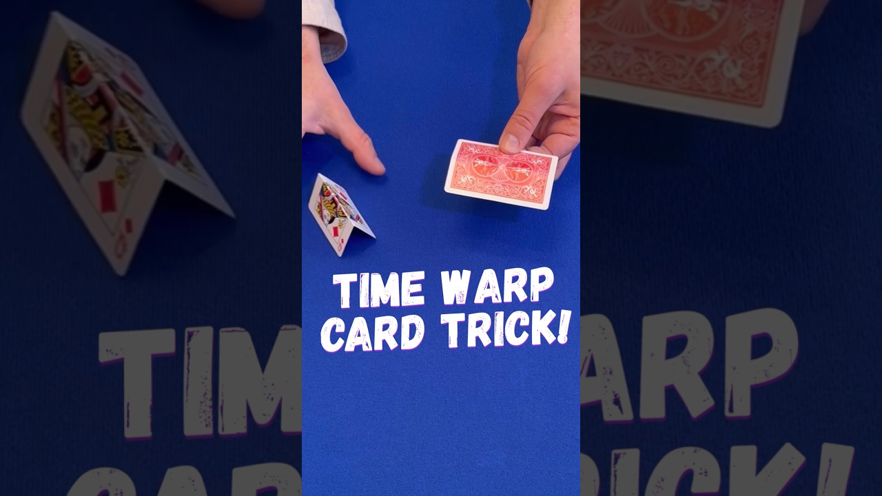 The time warp magic card trick! 