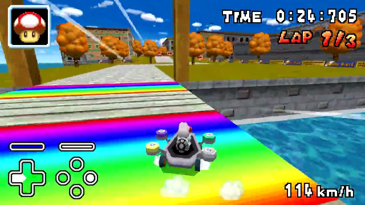 Delfino Square 1:29.526  HD Version Mario Kart DS
