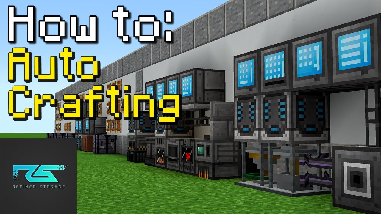 How to: Refined Storage | Autocrafting(Minecraft 1.19.2)