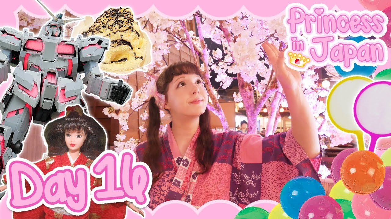 Dollhouse Café, GIANT Robots & Light-Up Spa! | Princess in Japan - Day 16