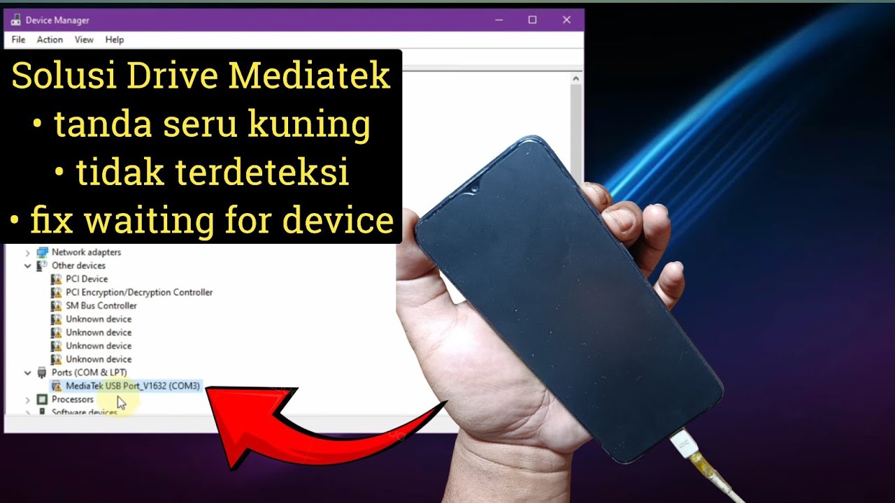 Driver mediatek tidak terdeteksi