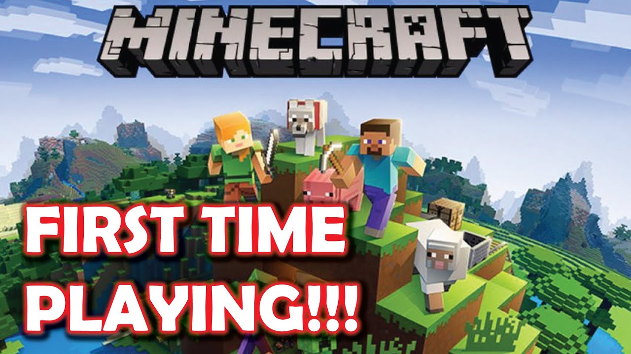 FIRST TIME PLAYING MINECRAFT (100,000 SUBSCRIBERS SPECIAL!!!)