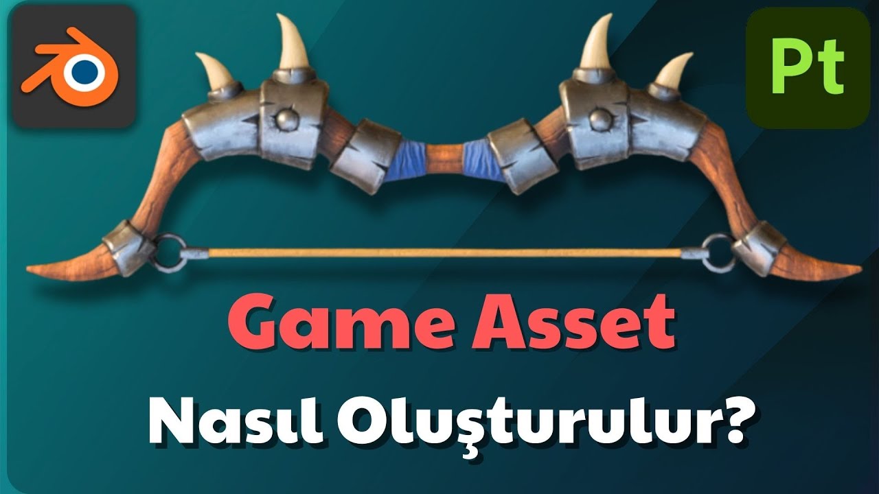 Blender Modelleme | Game Asset Nasıl Oluşturulur ? | Blender 4.3 | Substance Painter Game Asset