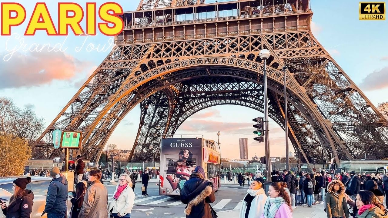 Paris, France 🇫🇷 - 4K PARIS 2025  Walk 🥐 January Paris walk ❤️ With Captions