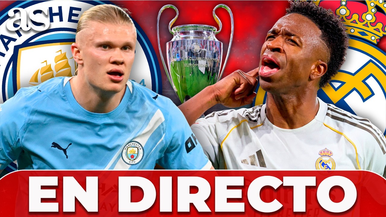 🔴 EN VIVO, MANCHESTER CITY vs. REAL MADRID |  CHAMPIONS LEAGUE Octavos