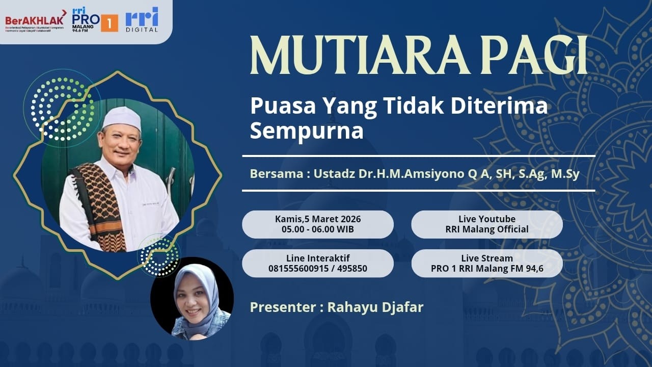 MUTIARA PAGI - Puasa Yang Tidak Diterima Sempurna