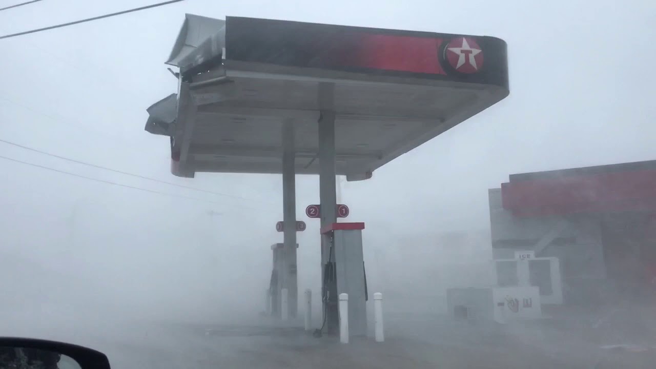 INTENSE eye wall of Hurricane Michael