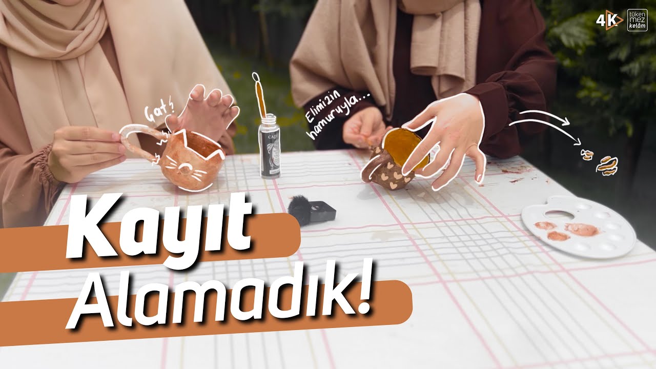 BAŞIMIZA NELER GELDİ! ⎜Seramik Kupa Yaparken Anlatıyoruz!