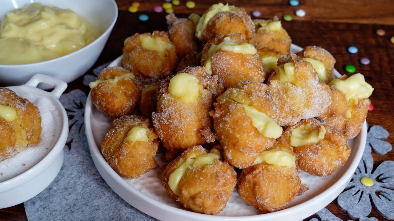 GOCCE D'ORO  FRITTELLE ALLA CREMA PASTICCERA