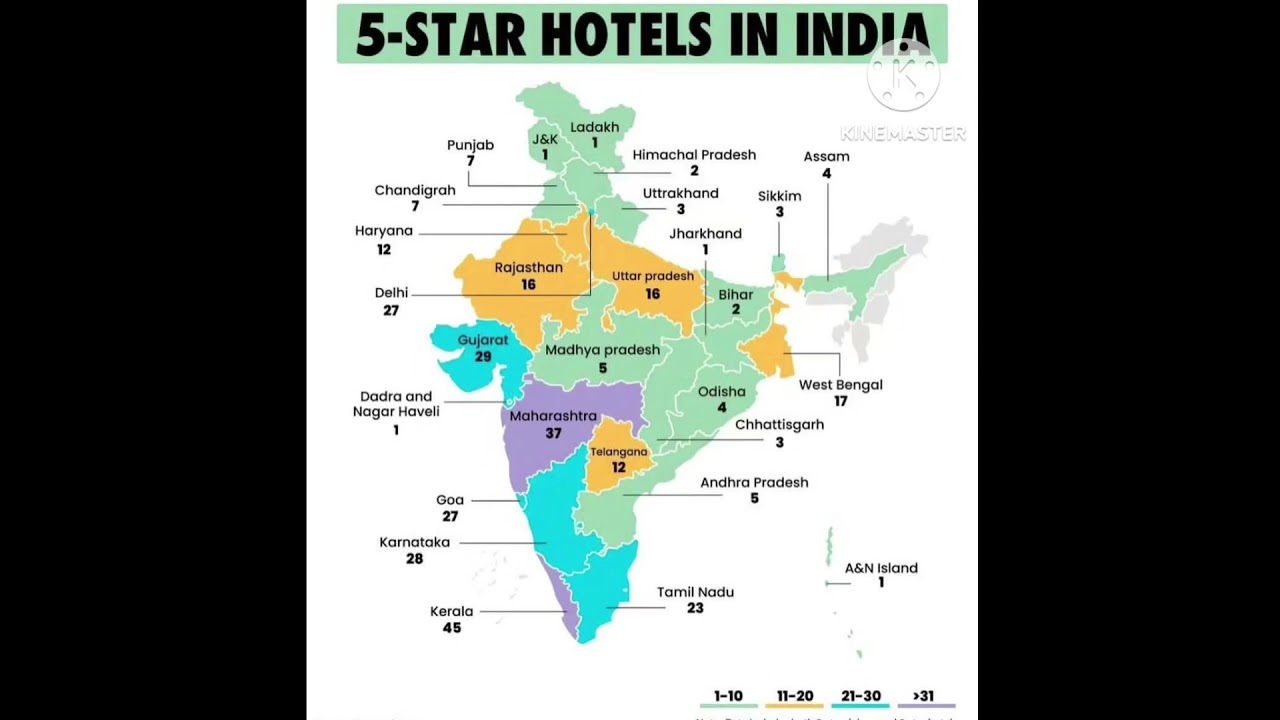 5-STAR HOTELS IN INDIA......#maps ..