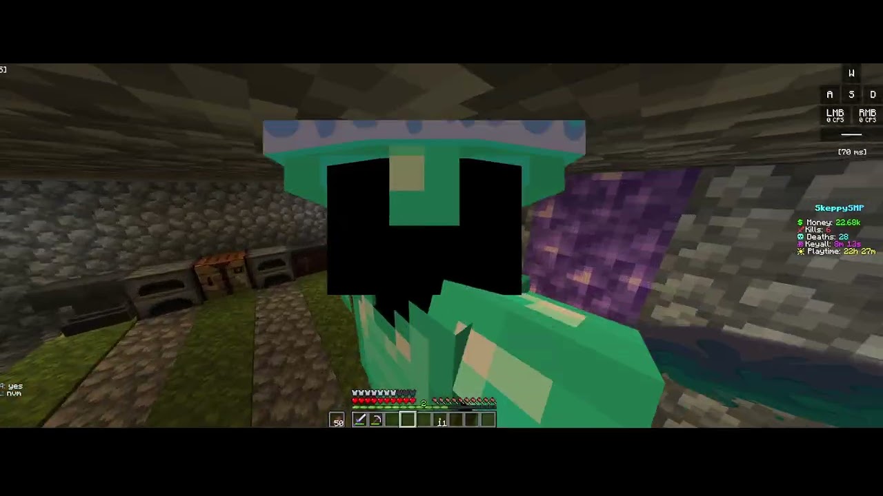 i found the lava chicken  disc on skeppy's server