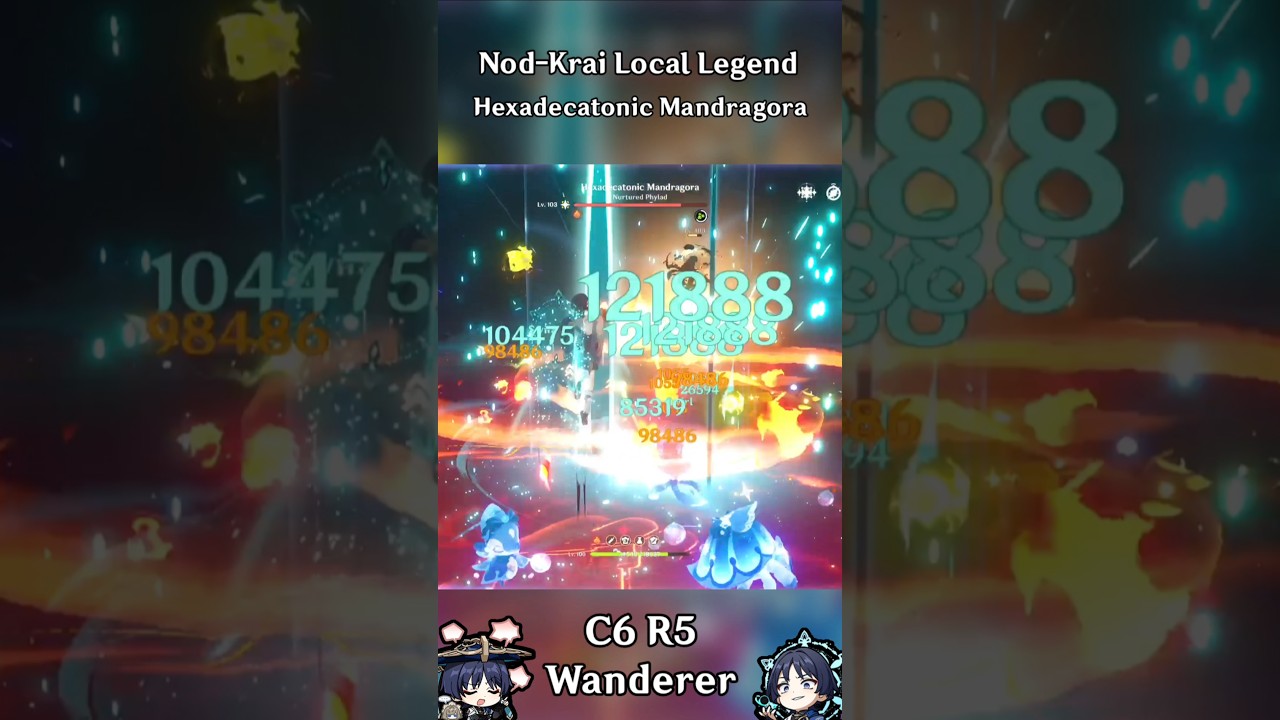 One-Phasing Hexadecatonic Mandragora with C6R5 Wanderer