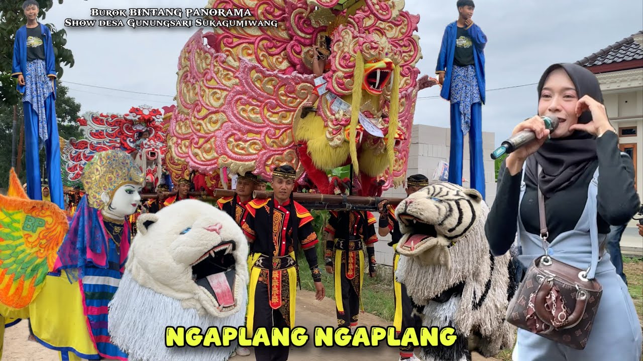 Ngaplang Ngaplang voc AL Romandi | Burok BINTANG PANORAMA show Desa Gunungsari Sukagumiwang