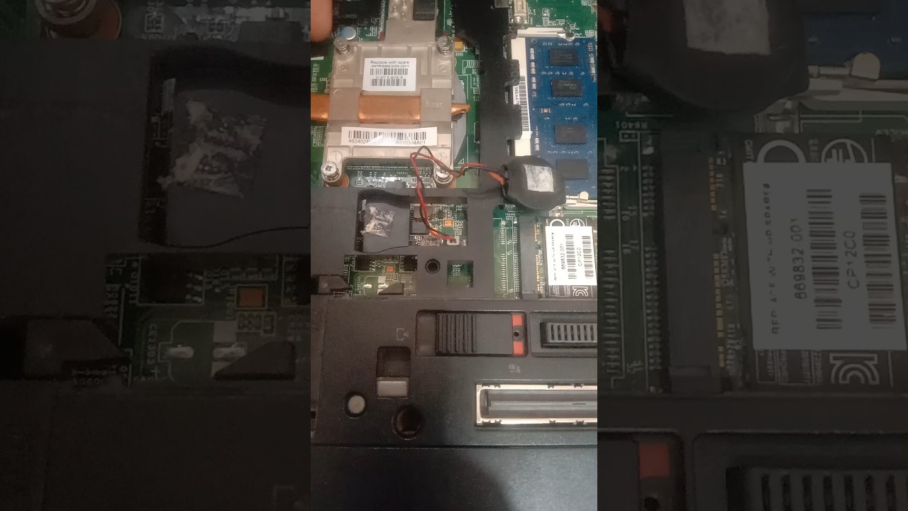 Bios Reset factory default hp probook 6570b #Shorts