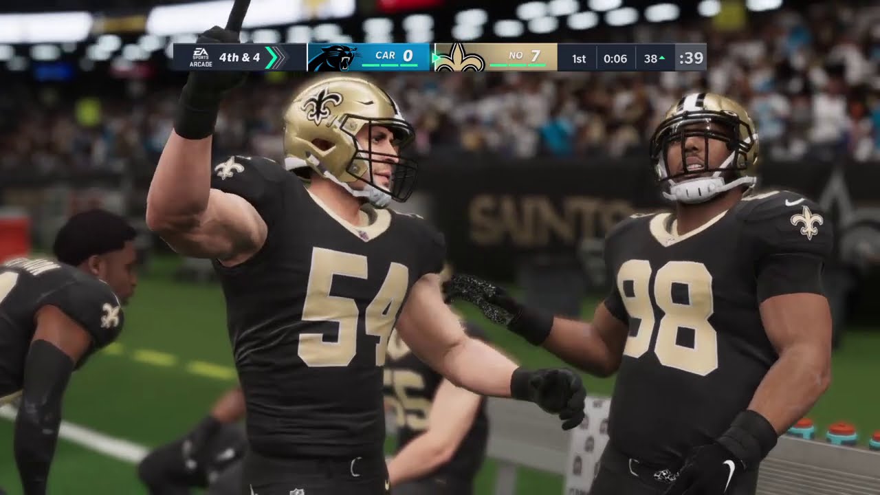 Madden NFL 21 (PS4) panthers vs saints