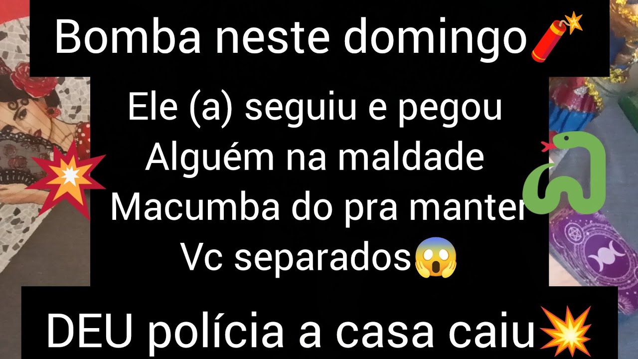 💥💣🧨ELE(A) SEGUIU E PEGOU😱 ALGUÉM NA MALDADE E NA MACUMBA PRA MANTER VCS DOIS SEPARADOS? DEU POLICIA?