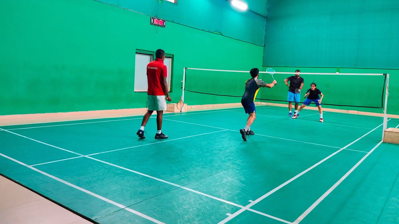 Shourya/Abhi VS Amith/Anvitha | Friendly Badminton Match |