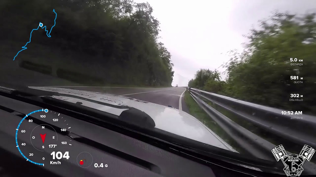 Caprino-Spiazzi 2017 - camera car bmw m3