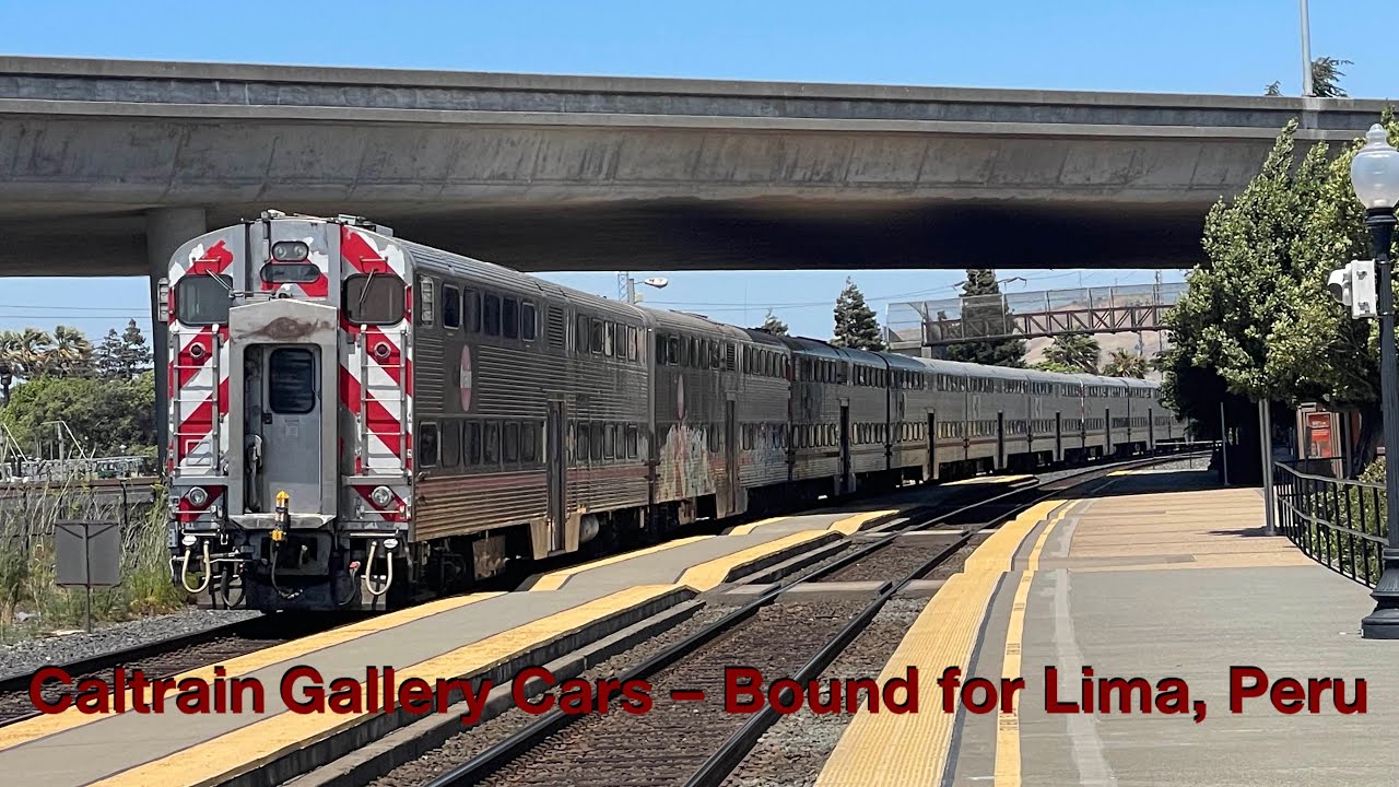 Caltrain Gallery Cars - Bound for Lima, Peru