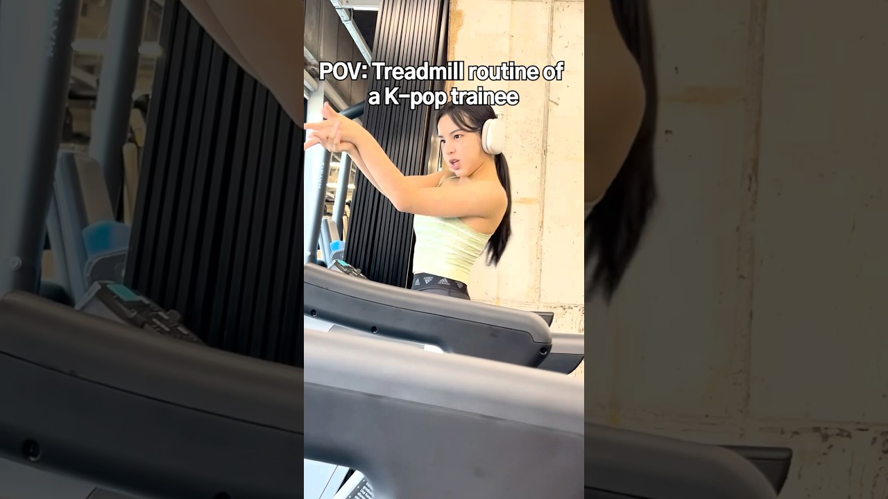 ⭐️Treadmill routine of a K-pop trainee⭐️ I&rsquo;ll dance anyway 😆 #ChoCo_Anpan #안판