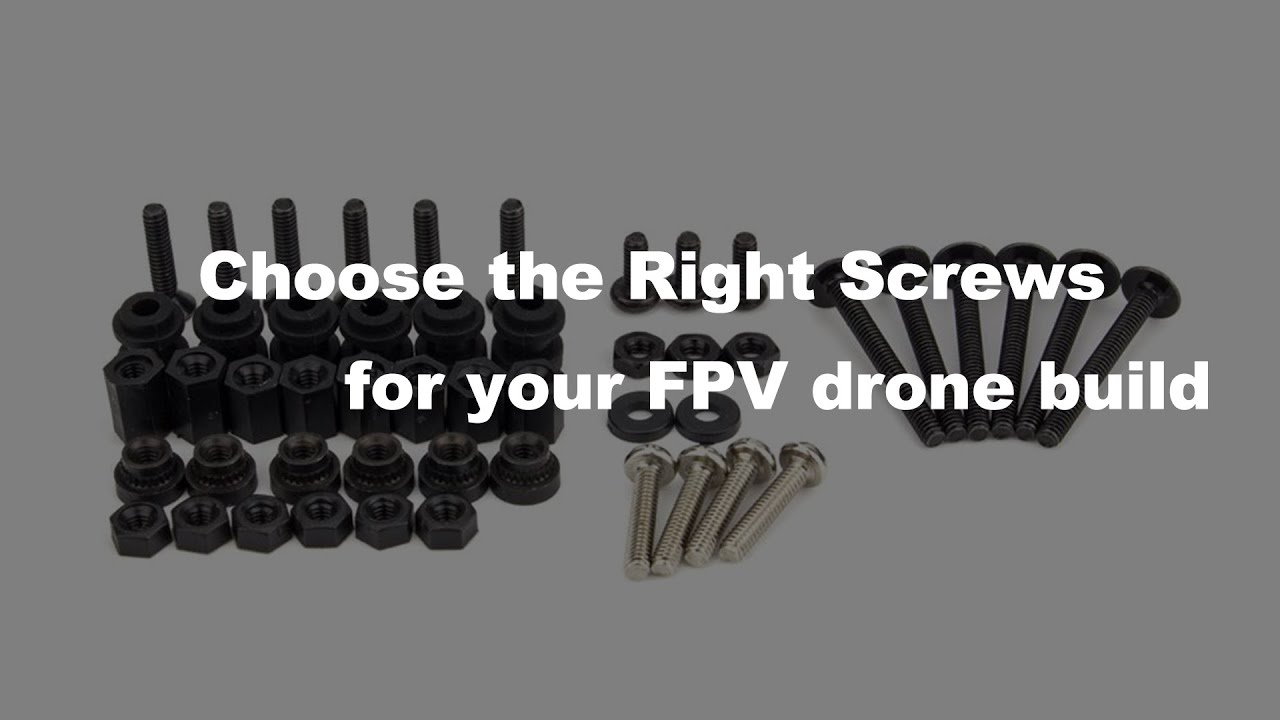 Screw Selection Secrets: Picking the Perfect Hardware for Your Drone Dream!