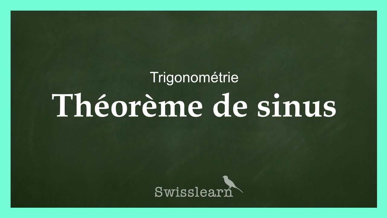 Théorème de sinus