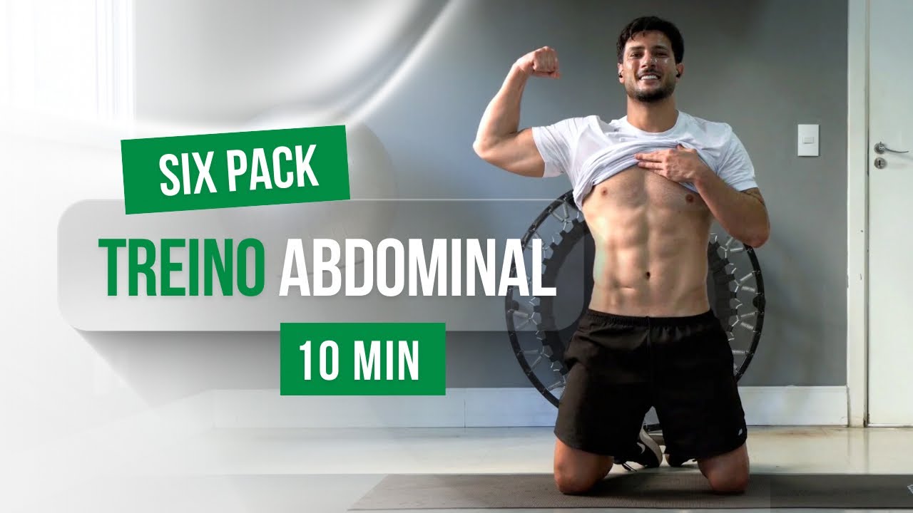 Treino de ABDOMINAL intenso - 10 MIN (em casa, sem equipamentos.)