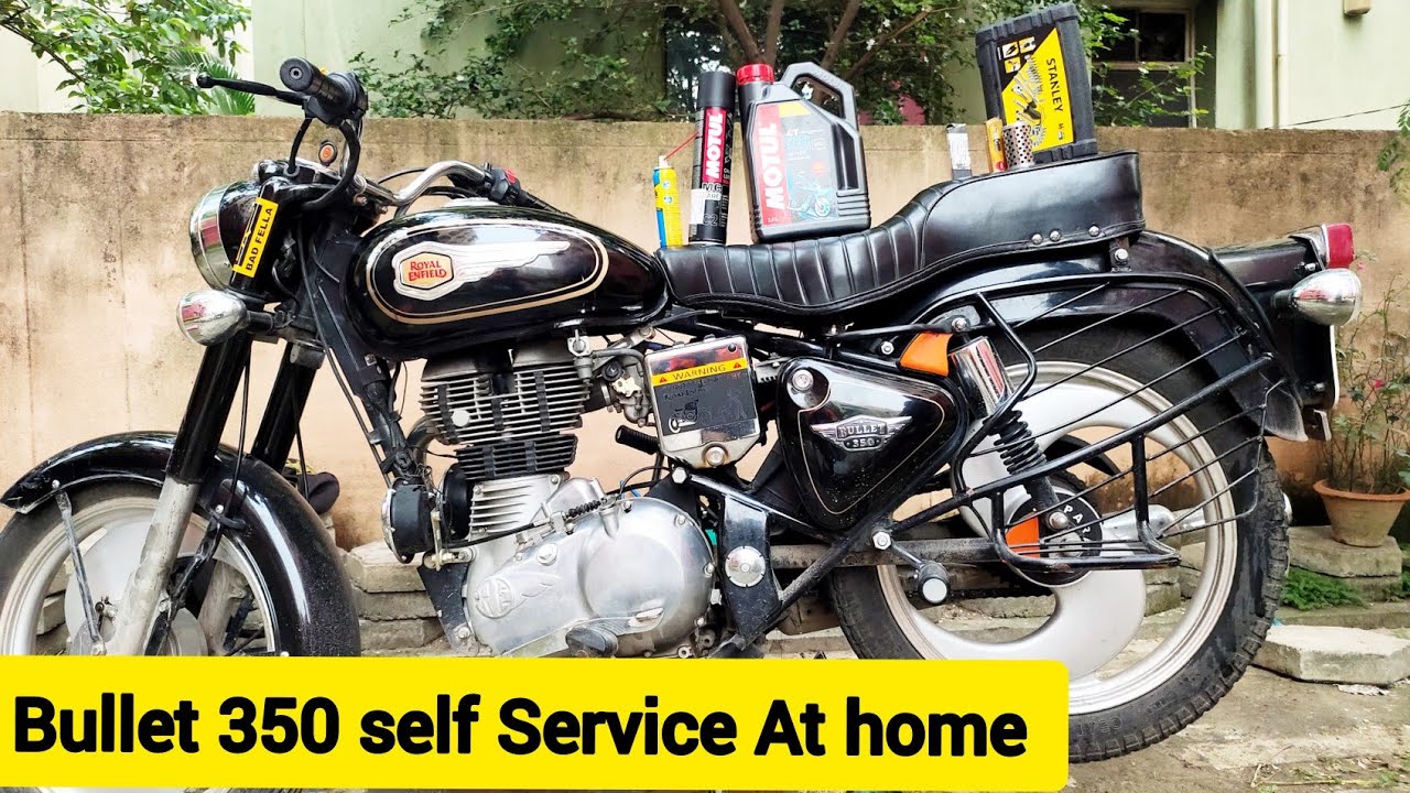 ROYAL ENFIELD SELF SERVICE AT HOME || DIY || 350cc Basic Service