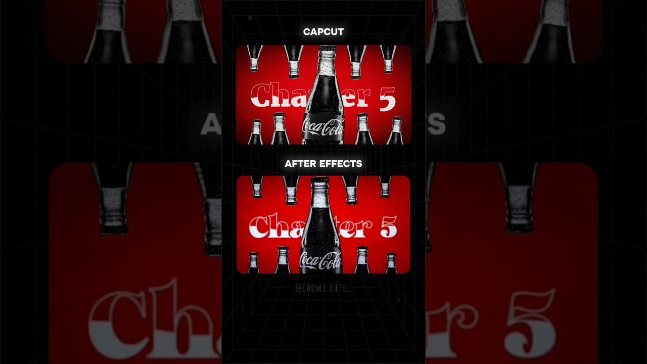 which one is better Capcut or Aftereffect ? #videoediting #capcut #aftereffects