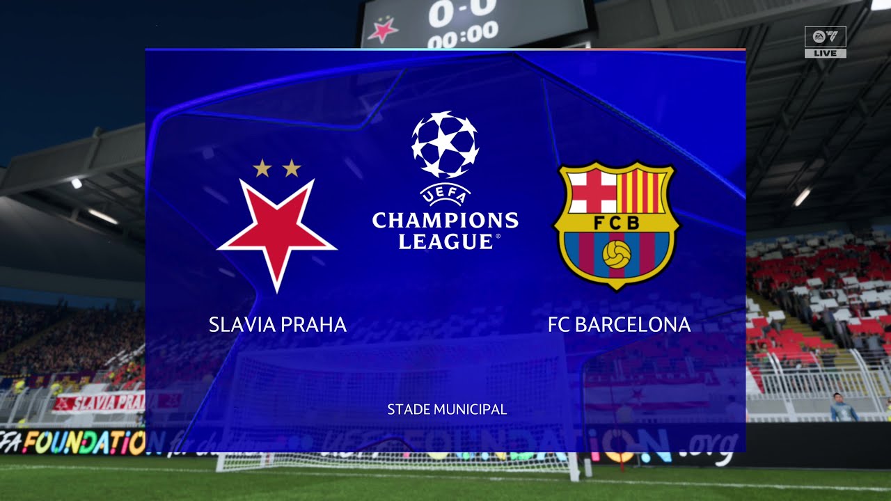 FC 26 - Славия Прага против Барселоны - Лига Чемпионов УЕФА, полный матч | PS5™