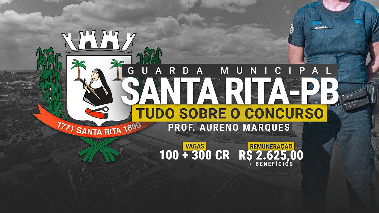 GUARDA MUNICIPAL SANTA RITA-PB - TUDO SOBRE O CONCURSO
