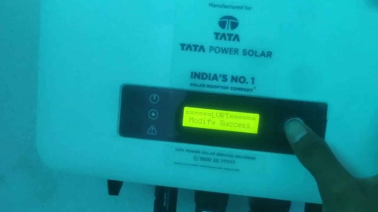 Solar  goodwe Inverter ko first time mannual setting full video 