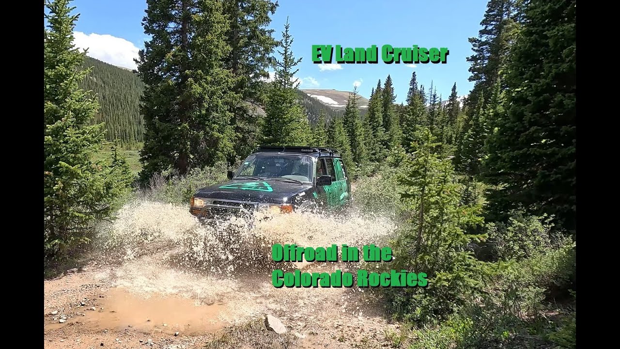 EV Offroading in the Colorado Rockies in the EVSwap Land Cruiser!