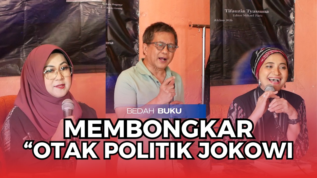 ROY RISMON TIFA (RRT) BEDAH BUKU BERSAMA ROCKY GERUNG 
