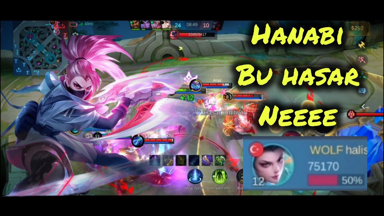 MLBB HANABİ İLE YARGI DAĞITMACA (%50 DAMAGE)