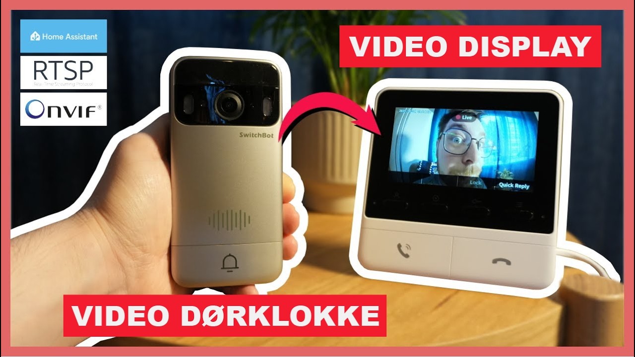 Test af SUPER fed videodørklokke med display fra SwitchBot